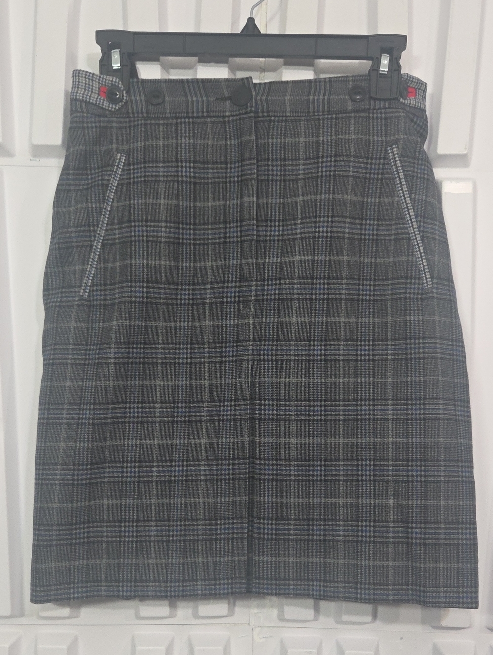Rag & Bone Plaid Mid Length Skirt Size 2
